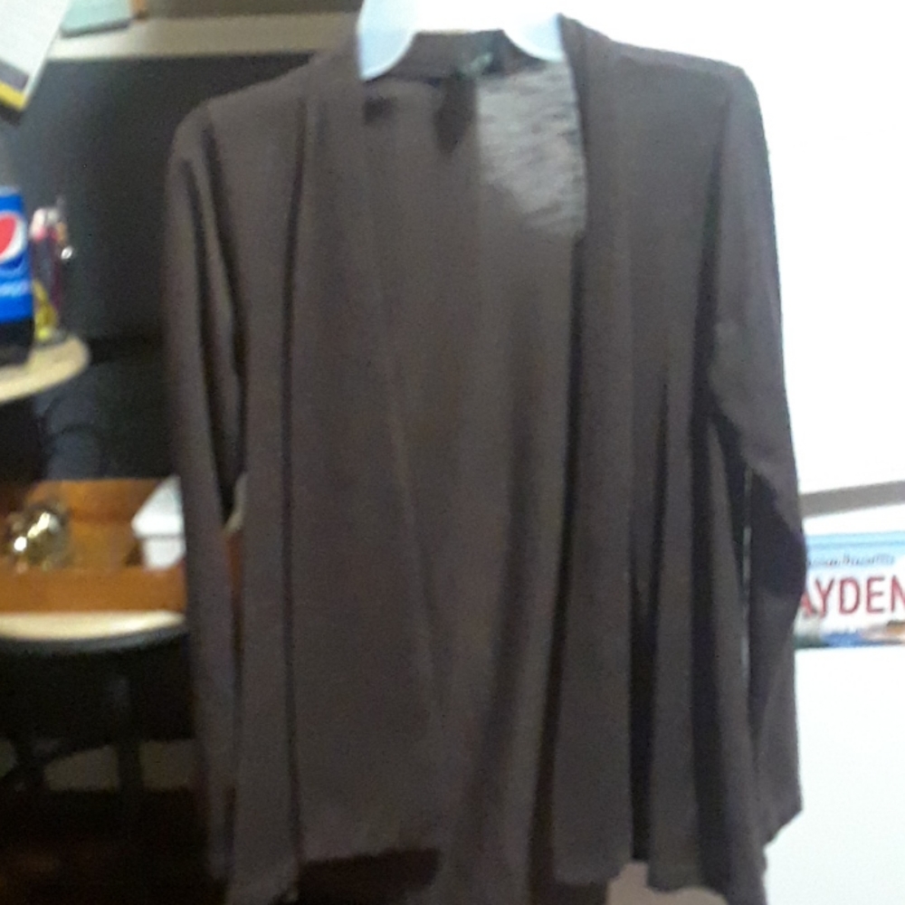 Brown cardigan